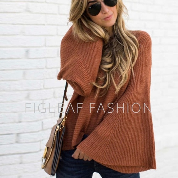 New Boho Pumpkin Spice Sweater - Picture 2 of 3